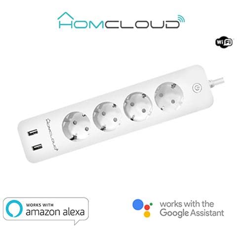 Ciabatta Multipresa Intelligente Wi-fi 16a 4 Schuko+ 2 Usb Vz-eps16a4 - Foto 1